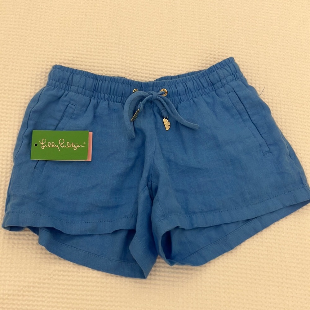 Lilly Pulitzer Bay Breeze Linen shorts
